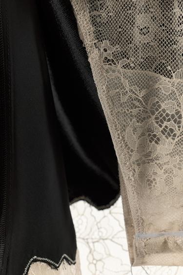 ROBE COURTE EN MATIÈRES VARIÉES ZW COLLECTION LIMITED EDITION - Noir de Zara - Image 5