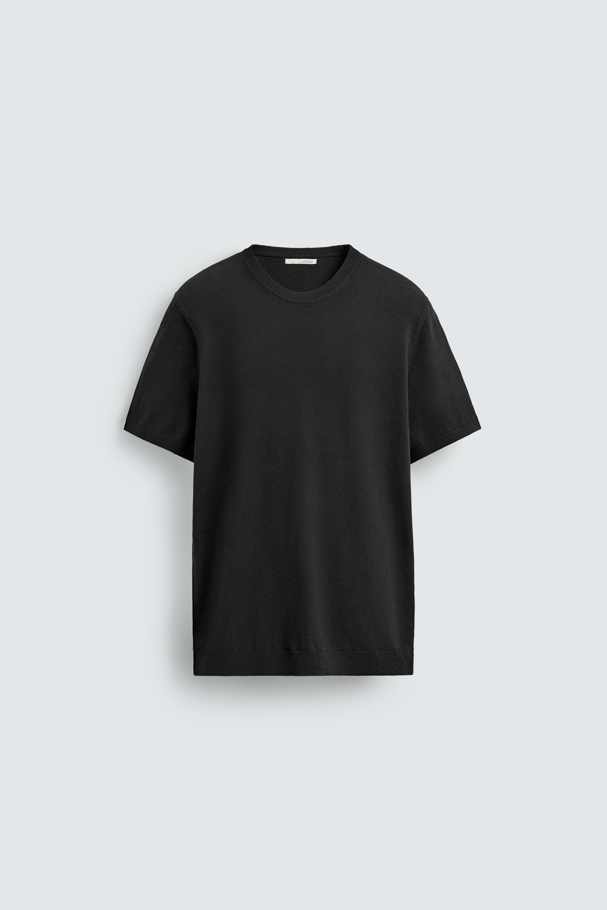 BASIC REGULAR FIT KNIT T-SHIRT