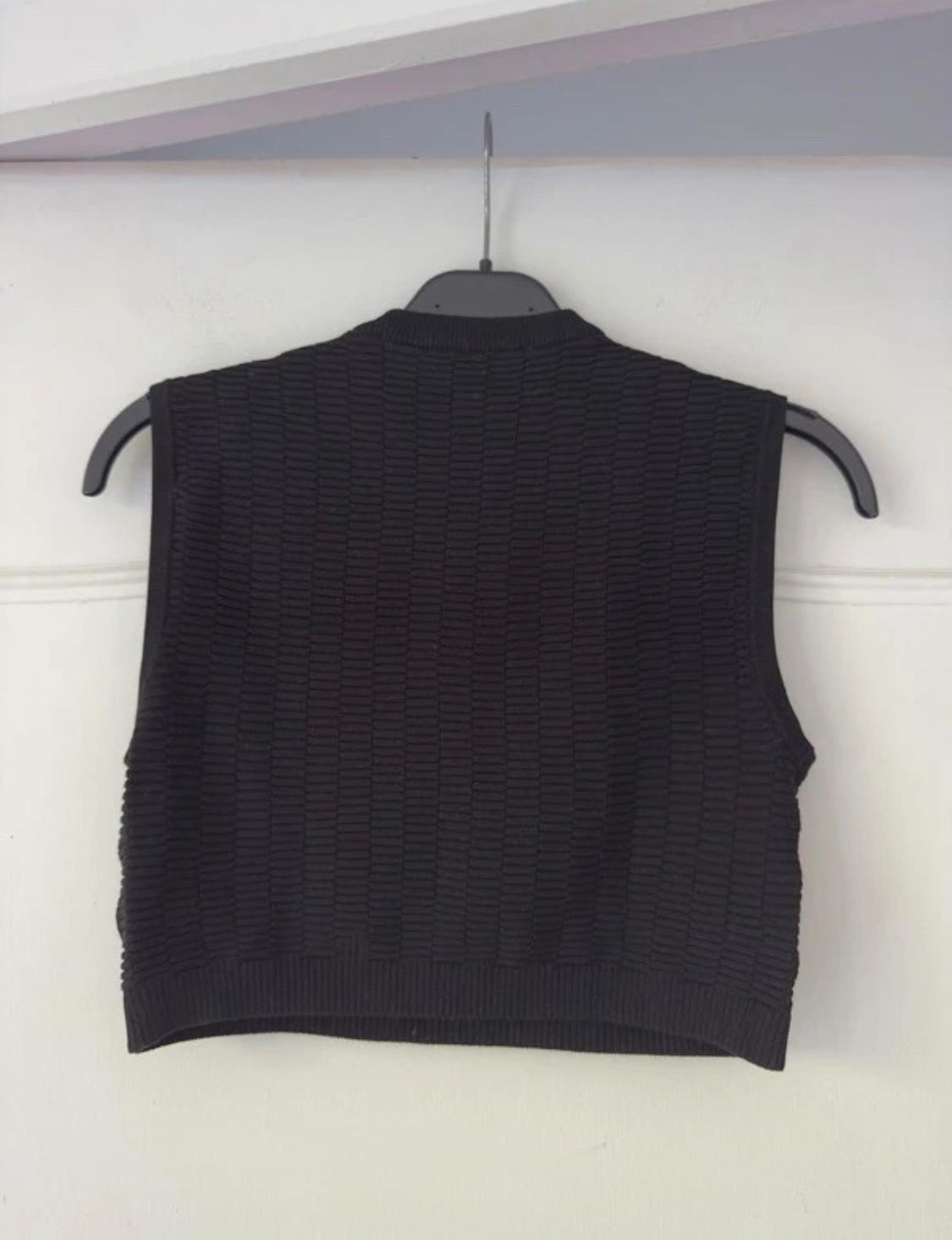 BUTTON-UP KNIT TOP - Image 2