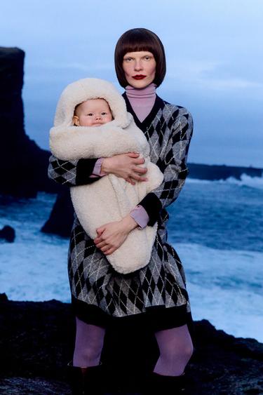 Zara FLEECE BABY CARRIER - Beige