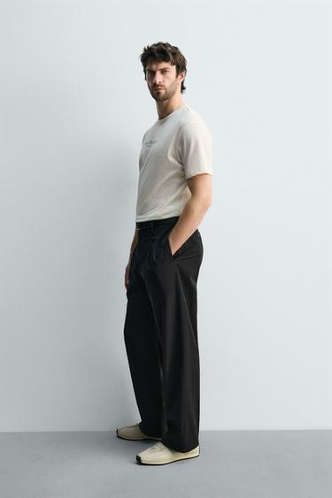 T-SHIRT À TEXTE IMPRIMÉ - Blanc cassé de Zara - Image 3