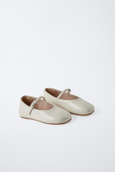 BALLERINES VERNIES - Blanc écru de Zara - Image 1