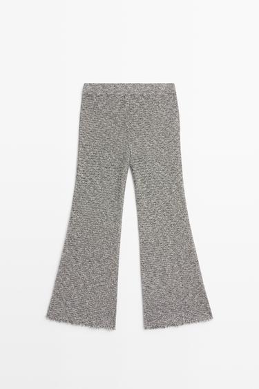 Zara Flowing speckled pants for a total look - Gray marl - Image 0