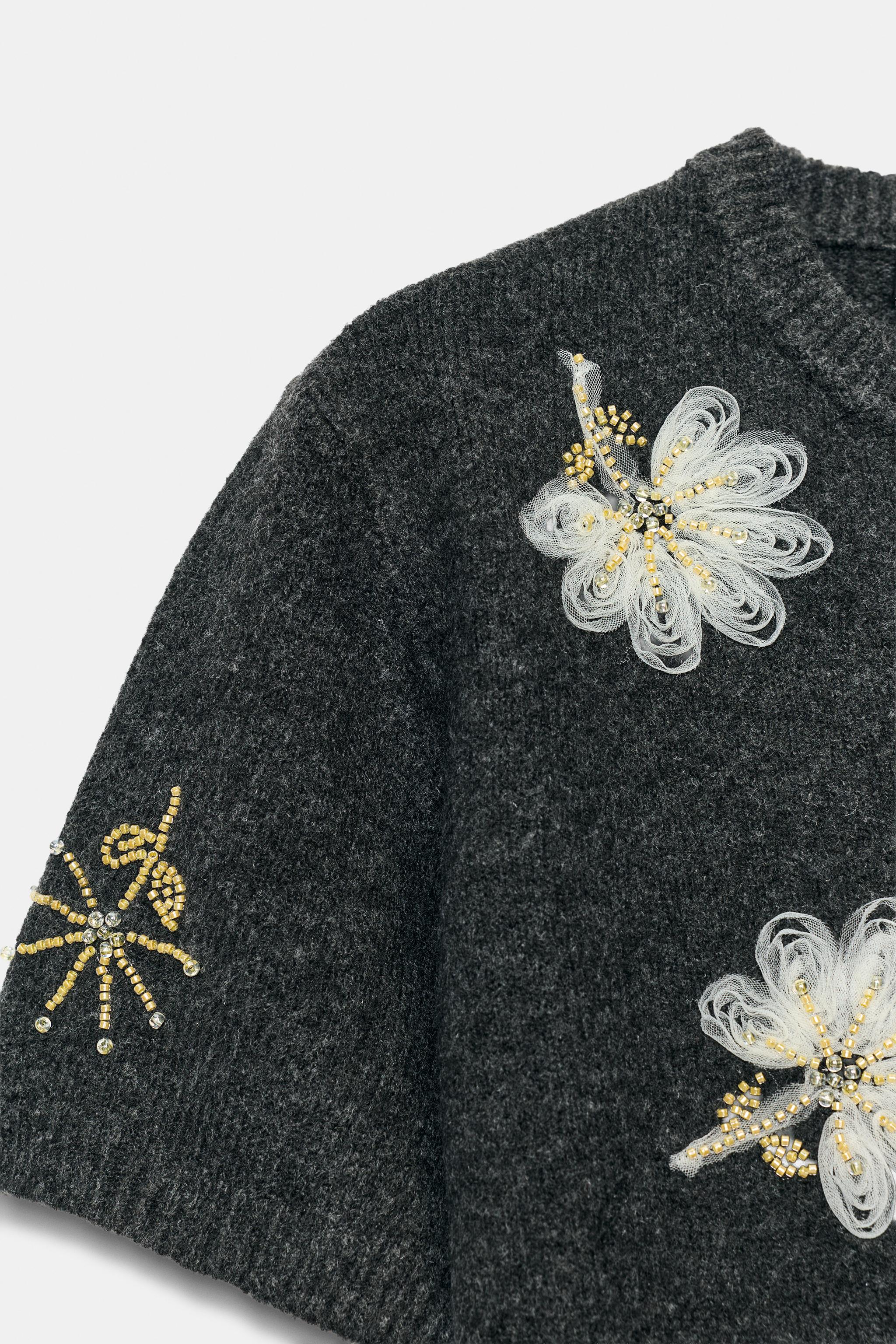 PULL EN MAILLE MANCHES COURTES FANTASIE