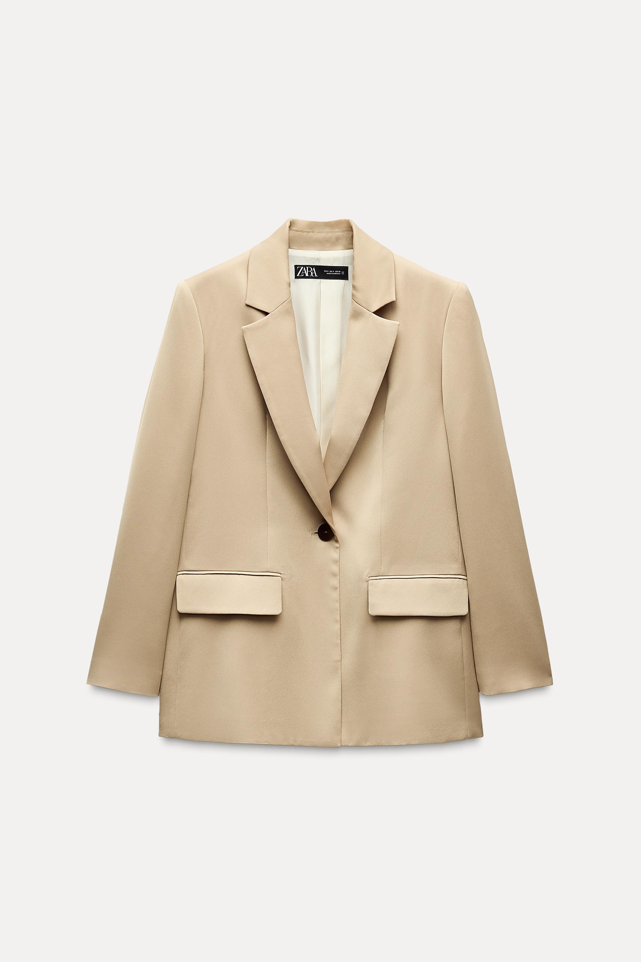 Zara blazer long sale