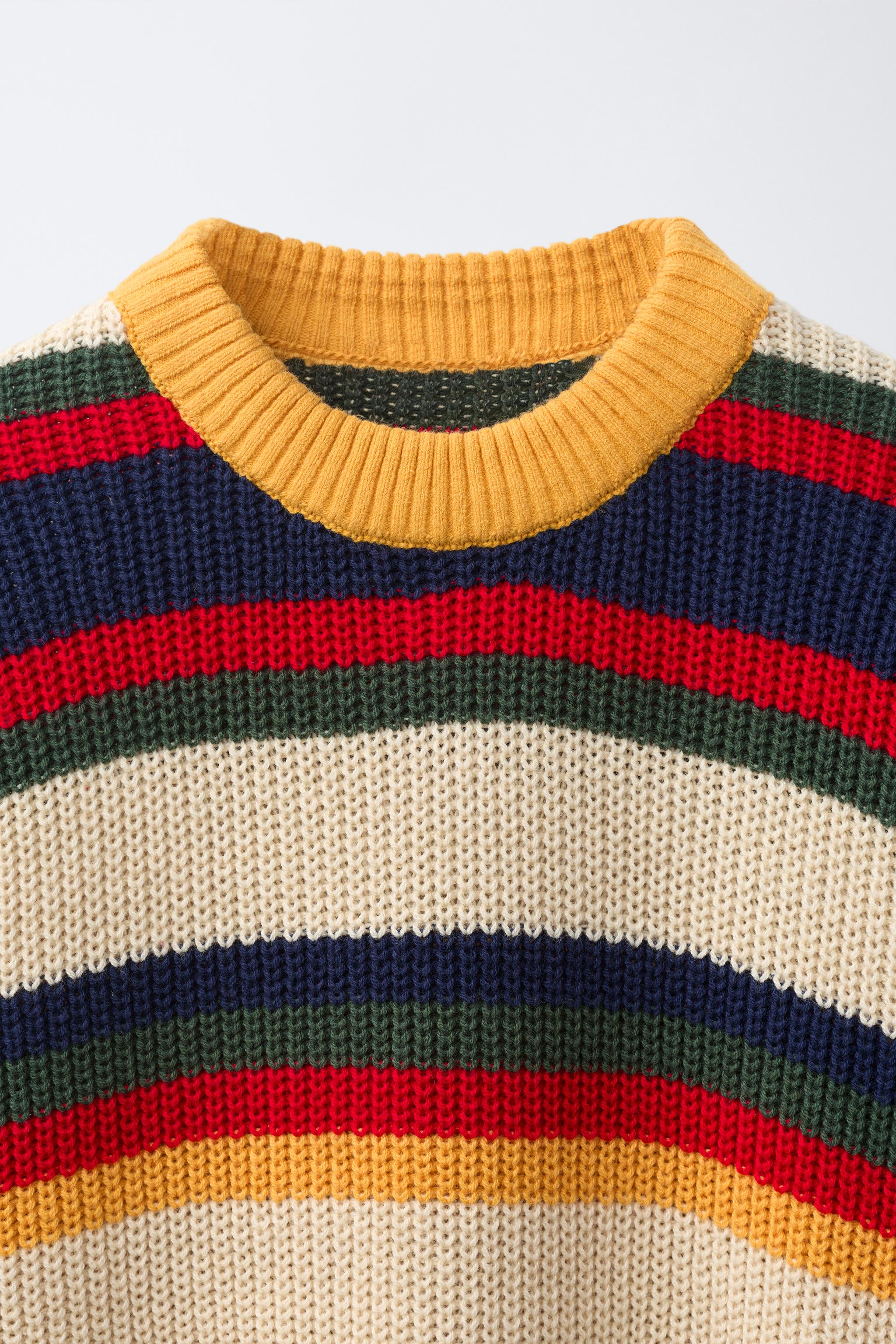 PULL EN MAILLE À RAYURES FRUIT OF THE LOOM™