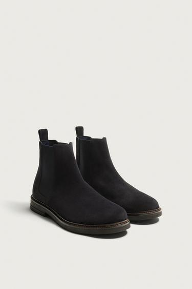 LEATHER CHELSEA BOOTS — Blue 2