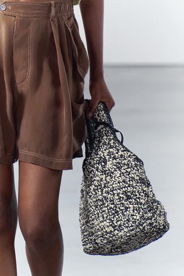 MIDI KABELKA SHOPPER SE ZAPLETENÍM - Vícebarevné od Zara