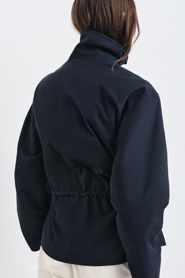 TAB PARKA ZW COLLECTION - Navy blue by Zara - Image 2