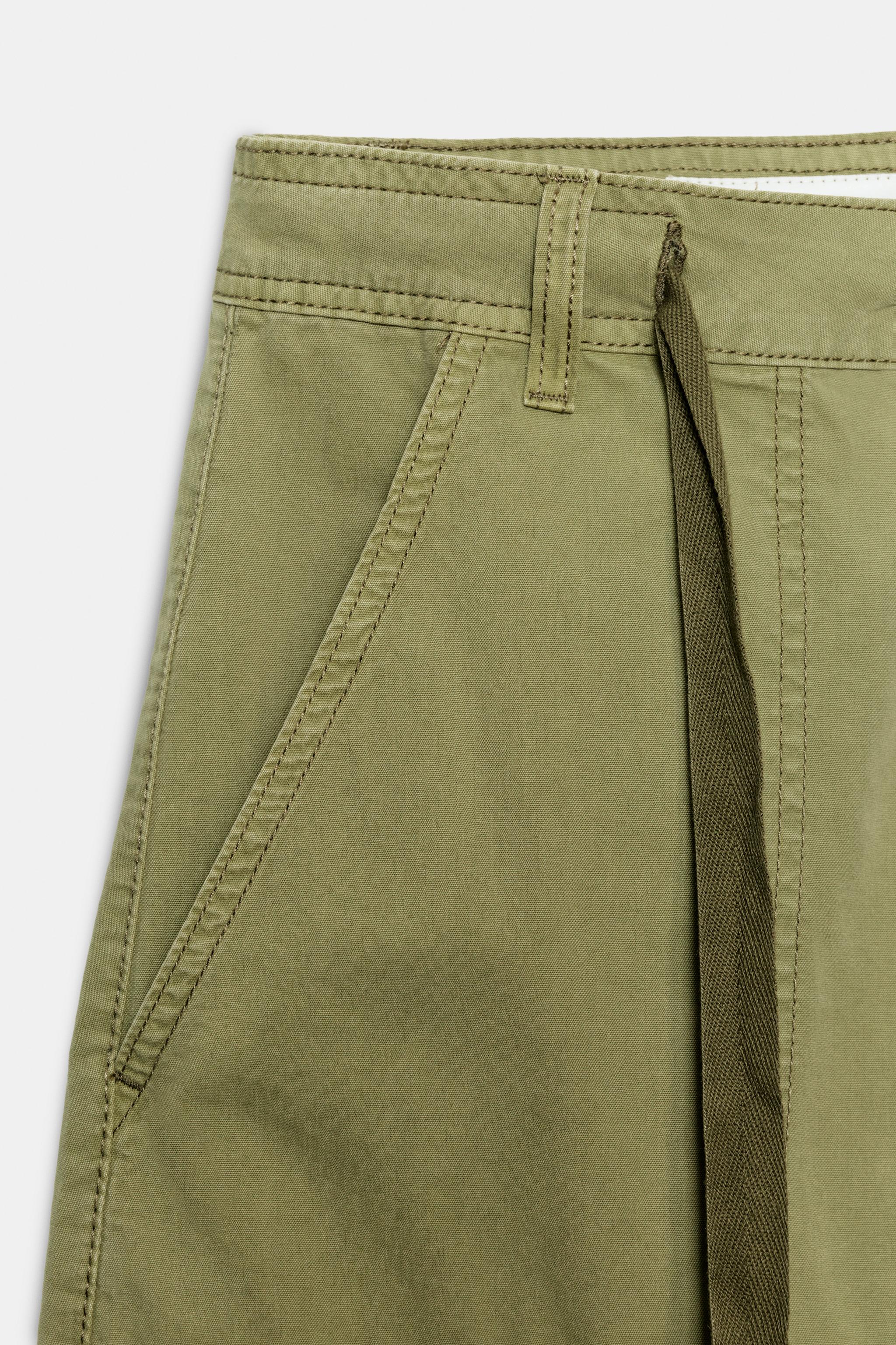 Женские брюки Zara OVERSIZED CARGO PANTS — фото 4