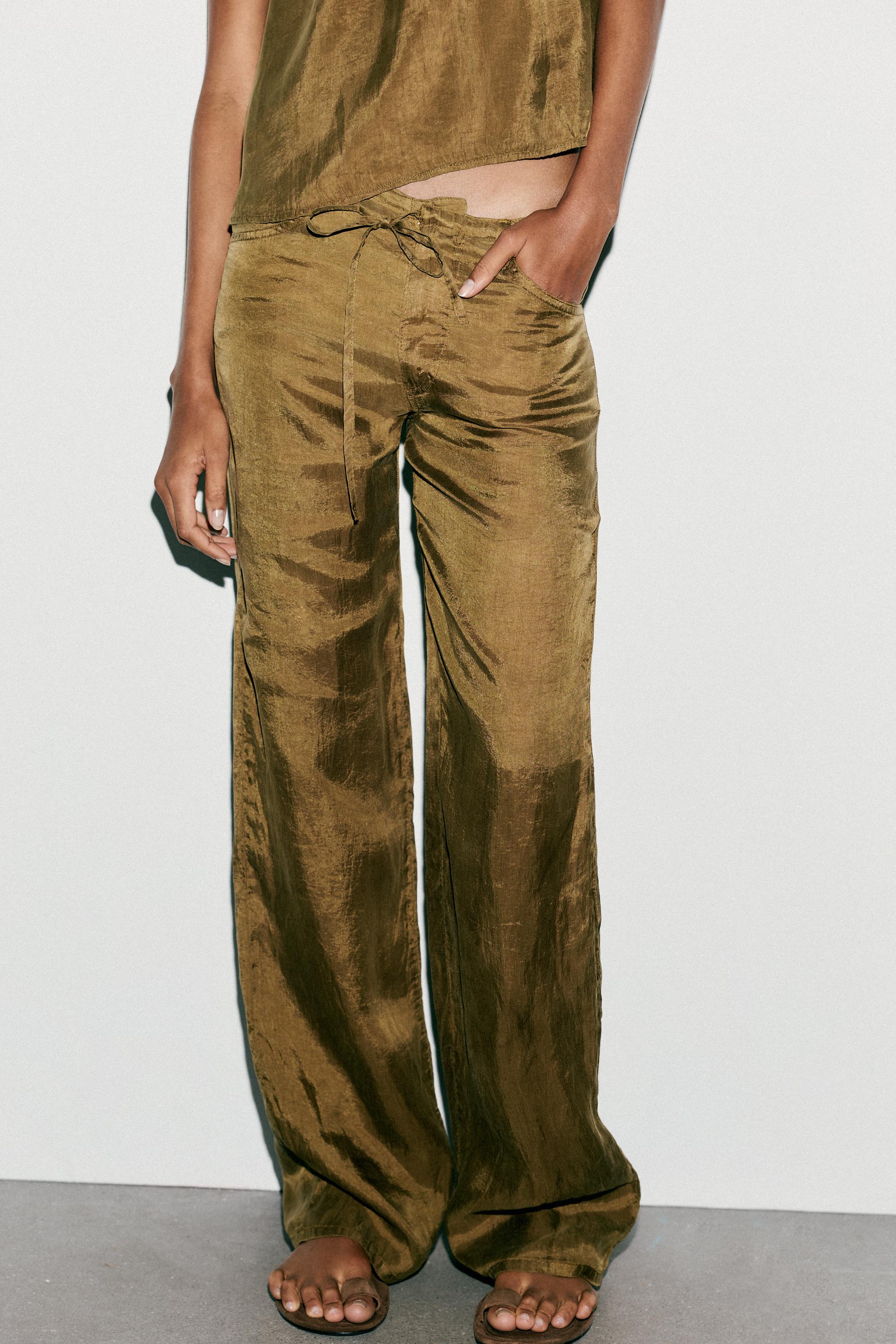 Women´s Green Pants | ZARA United States