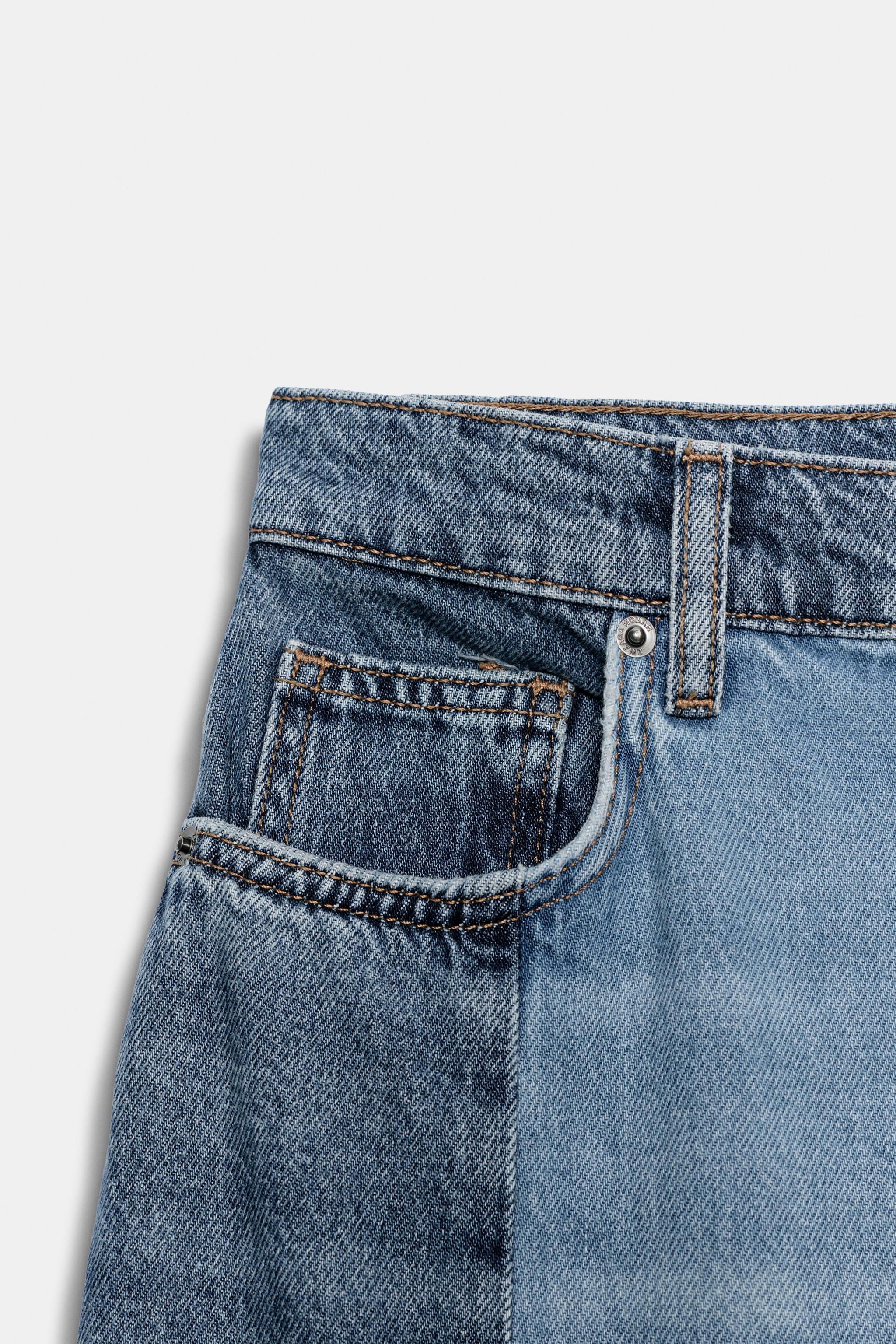JEAN ZW COLLECTION BARREL PATCHWORK TAILLE NORMALE