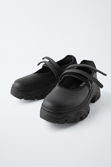 BALLET FLAT TRAINERS - Black by Zara - Image 2