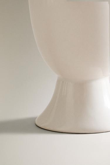 STONEWARE EGG CUP - White by Zara - Image 4