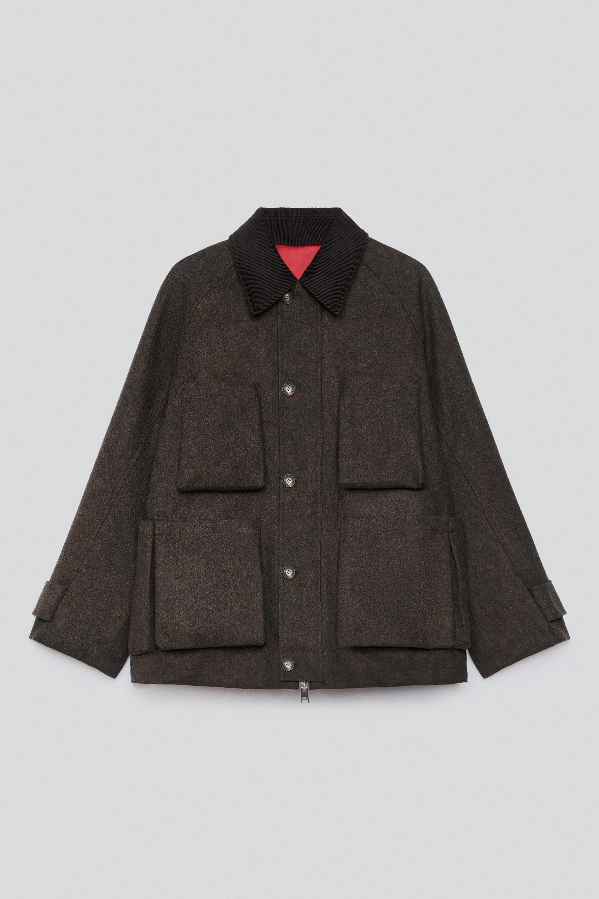 CONTRAST REVERSIBLE JACKET - thumbnail 3
