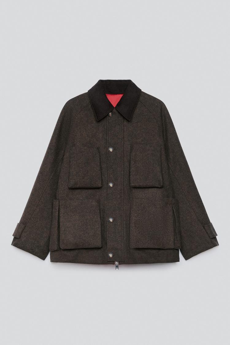 REVERSIBLE CONTRAST JACKET