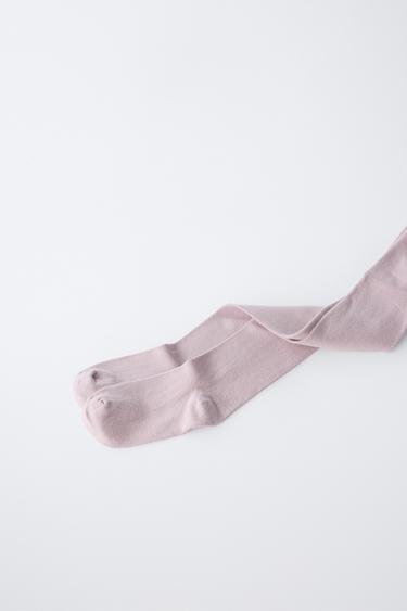 2-PACK OF PLAIN TIGHTS - Pink by Zara - Image 2