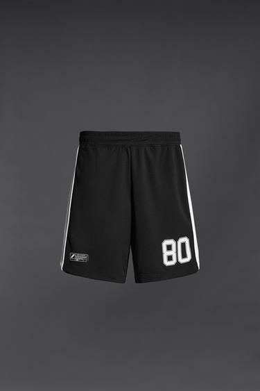 ШОРТЫ AMERICAN FOOTBALL — ЧЕРНЫЙ от Zara — изображение 0