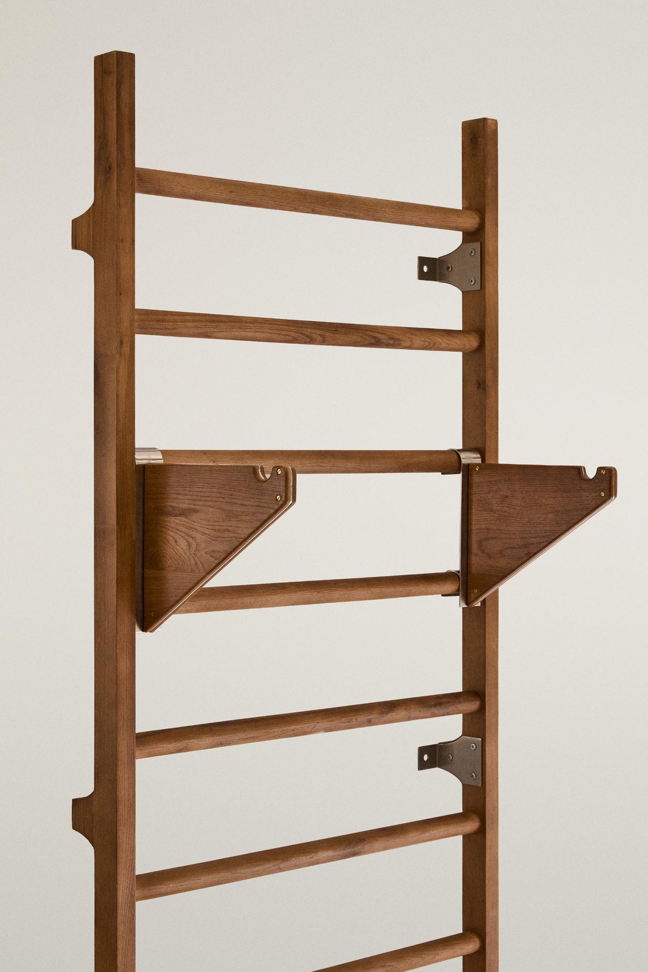 WALL BARS SUPPORT — Matte silver