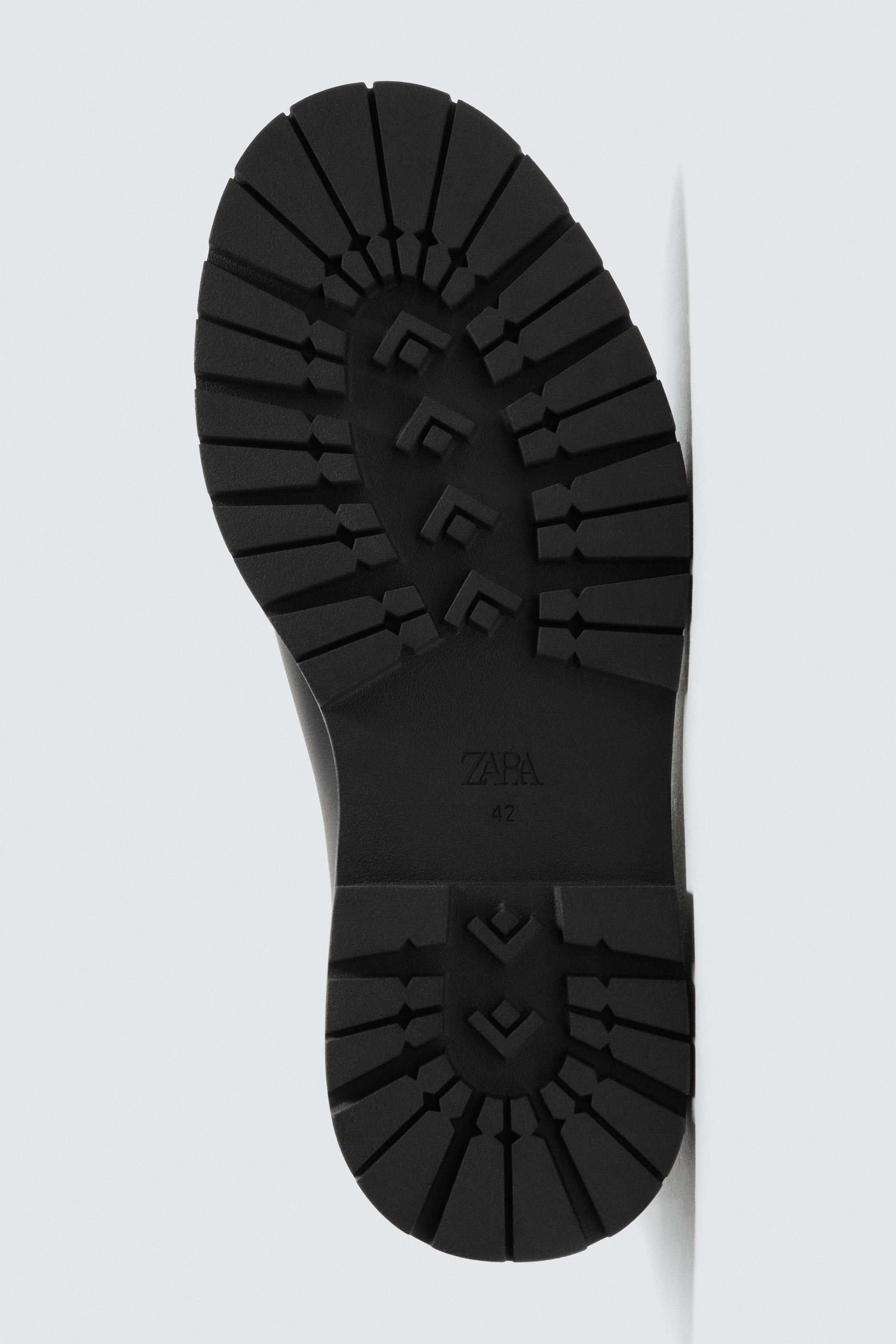 チャンキーチェルシーブーツ - ブラウン | ZARA Japan / 日本