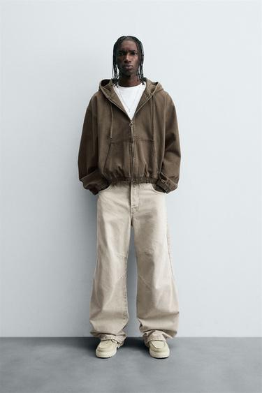 Zara RELAXED FIT JEANS - Faded pink - Image 0