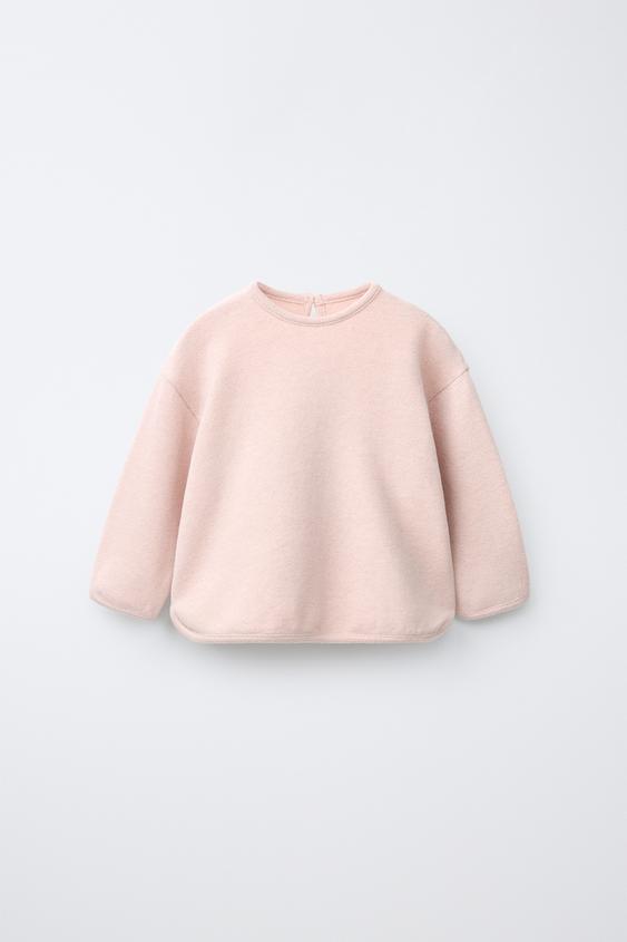 Zara SOFT TOUCH PLAIN T-SHIRT - Pink - Image 0