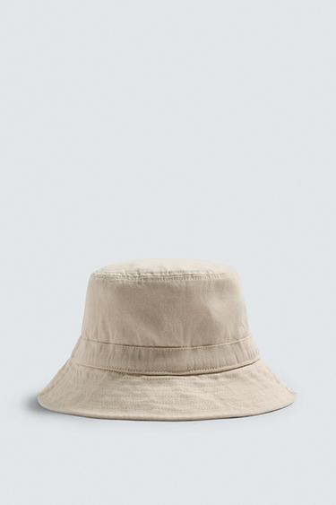 SOMBRERO BUCKET LAVADO - Crudo de Zara