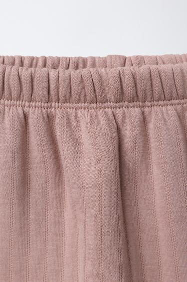 ENSEMBLE VESTE T-SHIRT 2 EN 1 ET PANTALON - Rose craie de Zara - Image 3