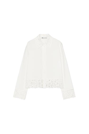 ZW COLLECTION CROCHET SHIRT