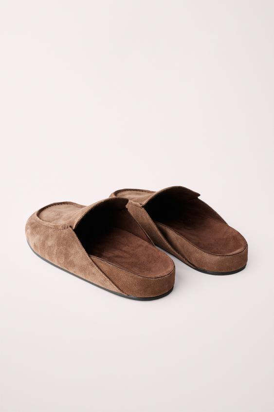MULE EN CROÛTE DE CUIR CREATED BY CARAMEL LONDON X ZARA - Cuir de Zara - Image 6