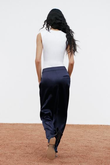 TOP SANS MANCHES - Blanc de Zara - Image 4