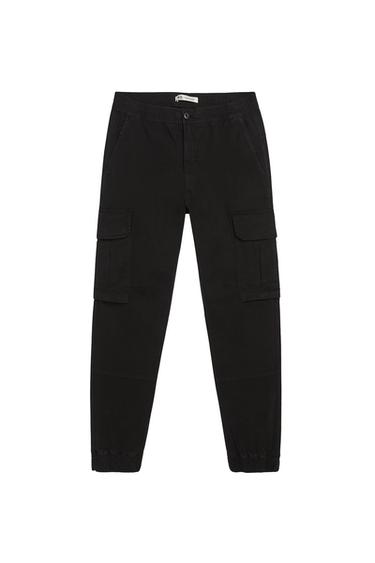 CROPPED CARGO TROUSERS