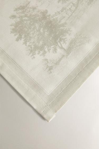 NAPPE TOILE DE JOUY CHEVAUX - Verdâtre de Zara - Image 2