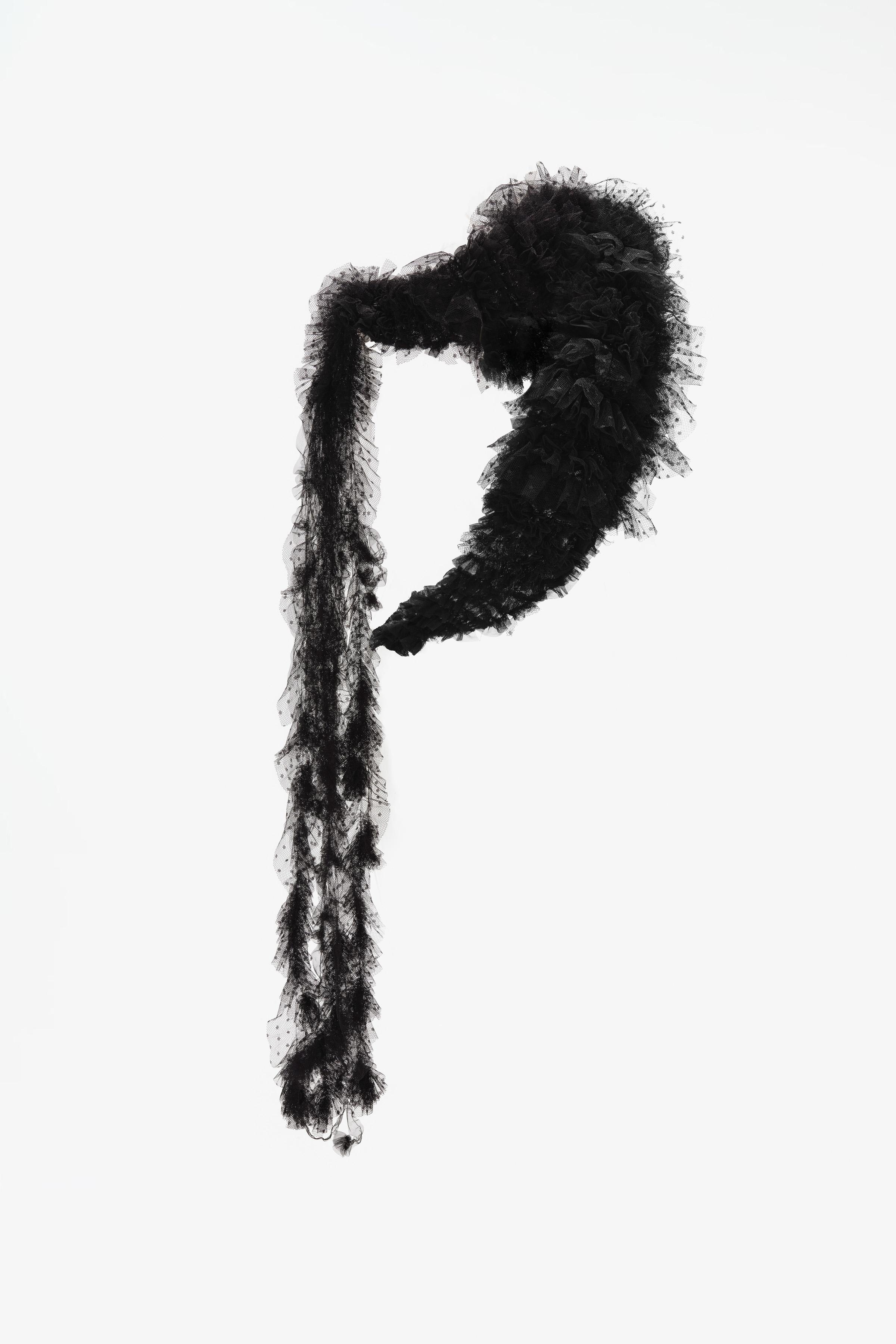 LIMITED EDITION DOTTED MESH SCARF