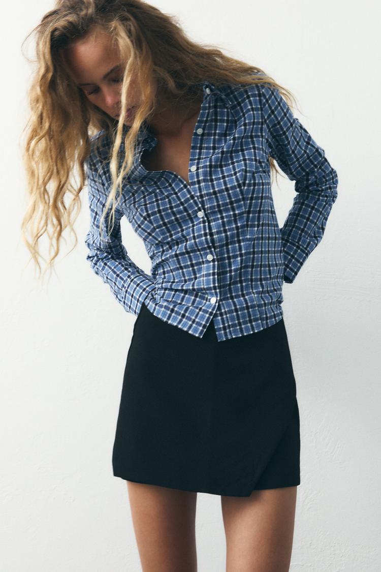 FITTED CHECK SHIRT