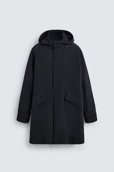 PARKA TÉCNICA REGULAR FIT - Marino oscuro de Zara