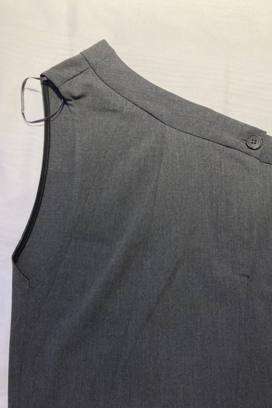 ASYMMETRIC TOP WITH BUTTON - Image 2
