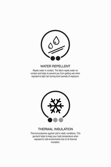 DOUDOUNE LONGUE 50% PLUME ET 50% DUVET DÉPERLANTE - Noir de Zara - Image 9