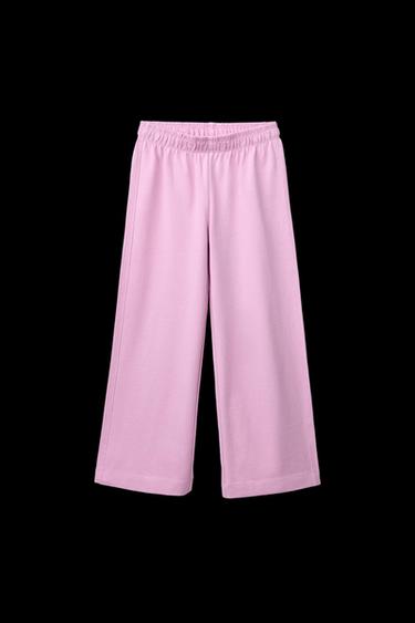 WIDE-LEG-HOSE, SCHWERE QUALITÄT, UNI - Flieder von Zara - Bild 0
