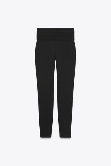 LEGGING TAILLE LARGE - Noir de Zara - Image 1