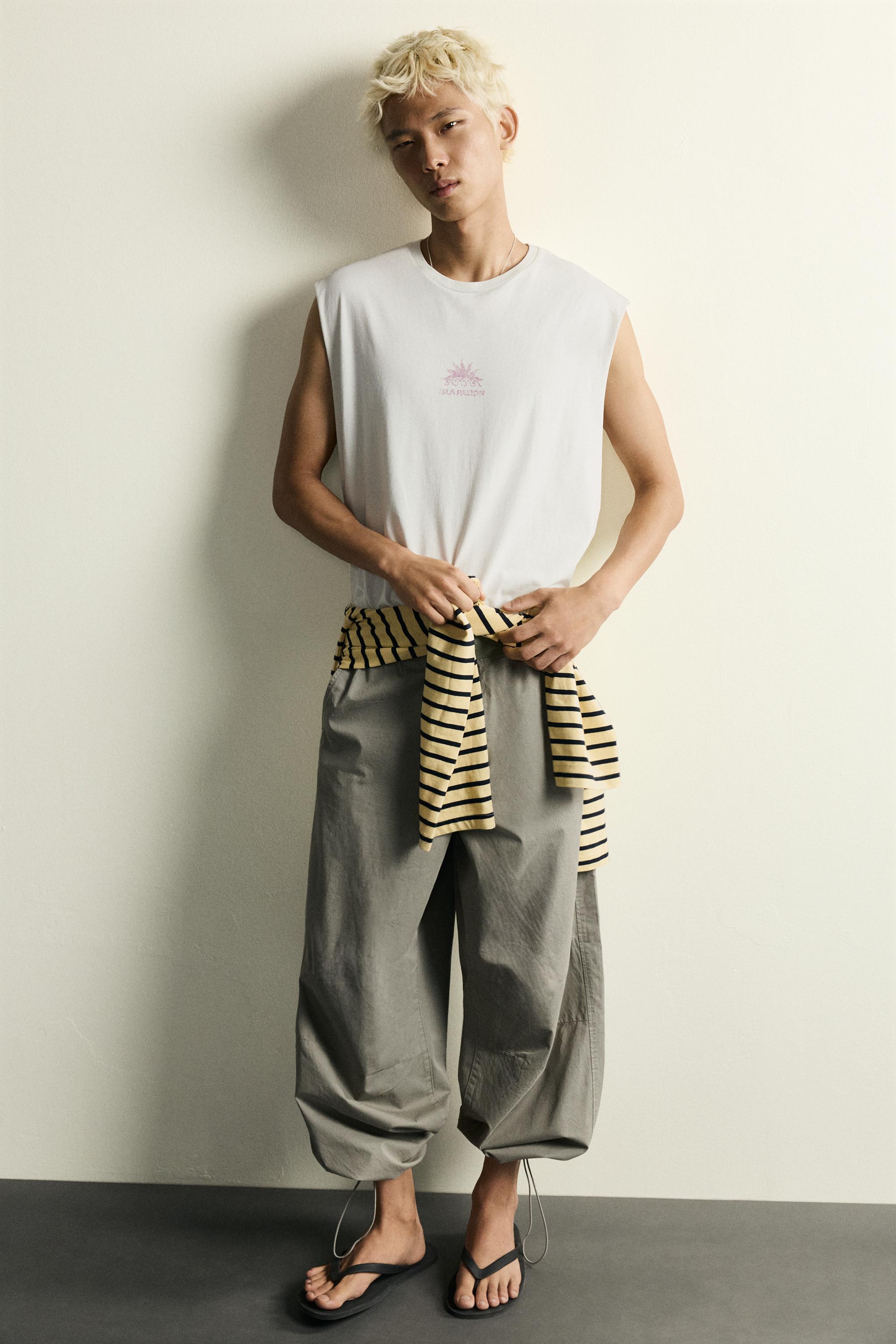 WASHED PRINT TANK TOP