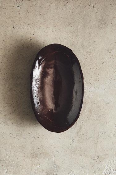 BROWN CERAMIC BATHROOM SOAP DISH - Brown by Zara - Image 4
