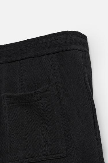 BERMUDA STRUCTURÉ JACQUARD - Noir de Zara - Image 8