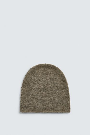 TEXTURED LIMITED EDITION BEANIE - Beige by Zara