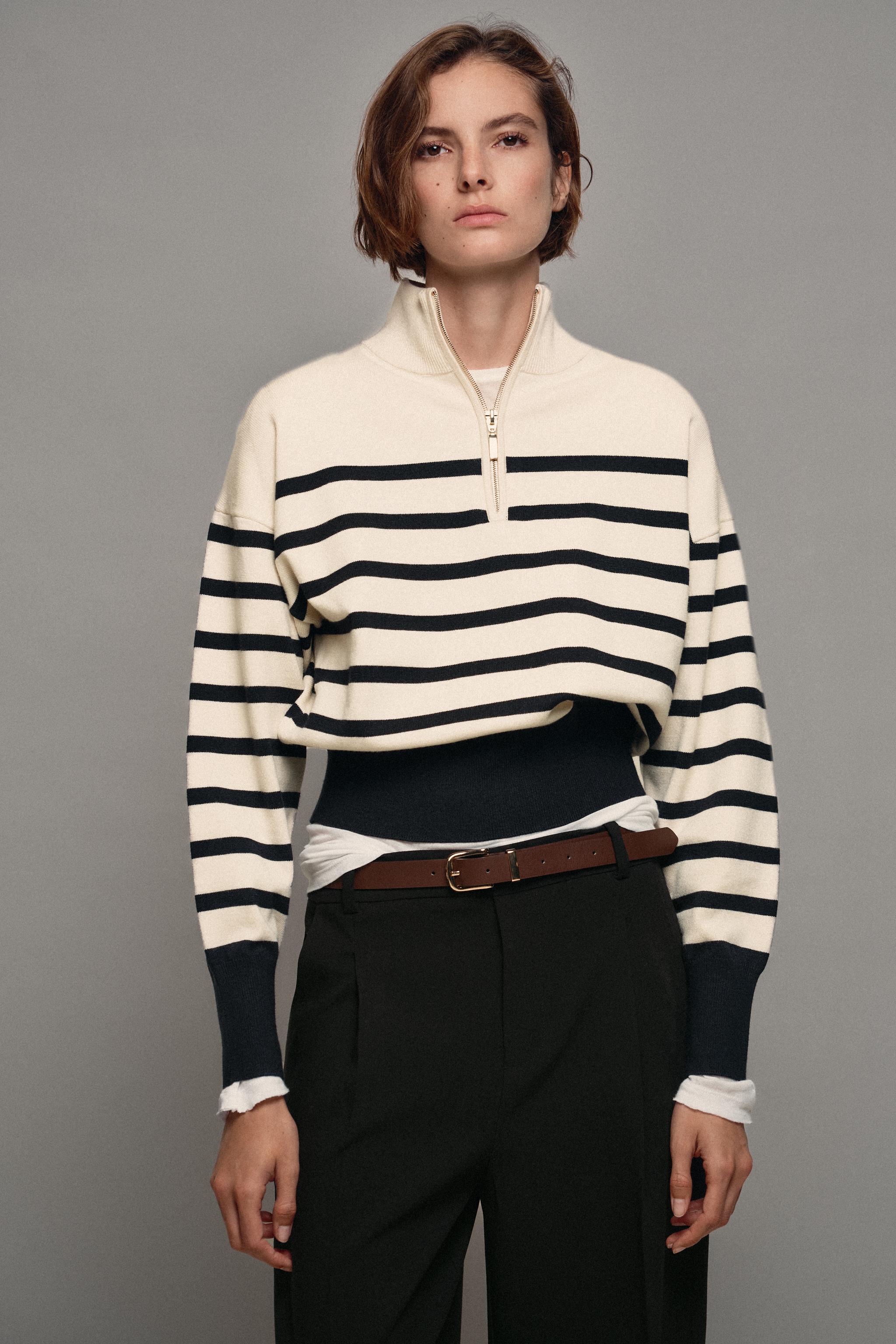 BELTED ANKLE PANTS