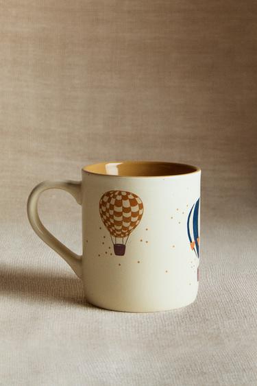 CHILDREN'S CERAMIC BALLOON MUG - Multicoloured by Zara