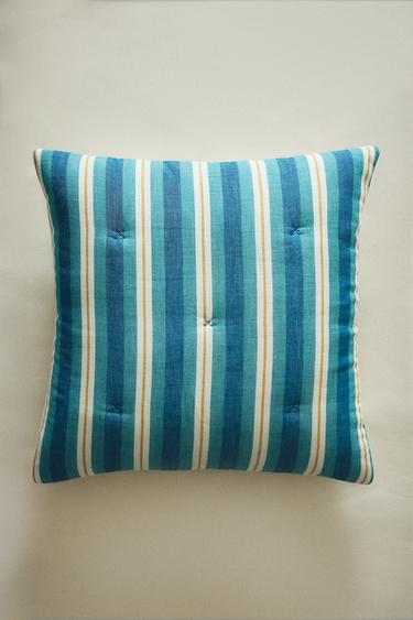 CHILDREN'S MULTI-WIDTH STRIPED QUILT CUSHION COVER - striped by Zara - Image 5