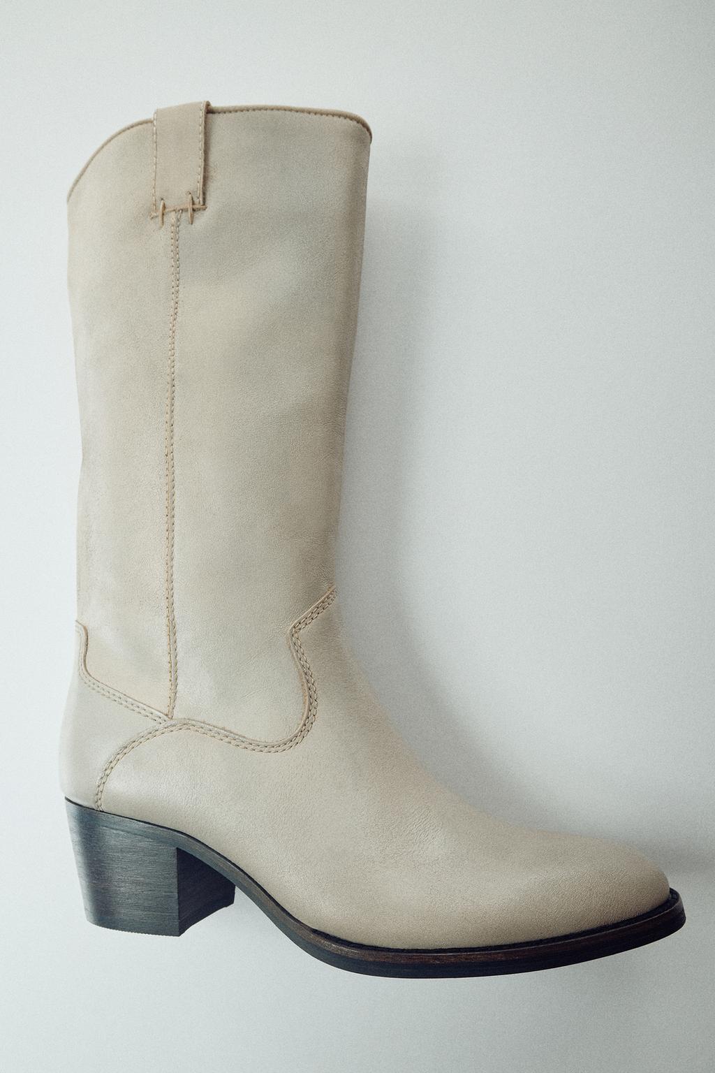 LEATHER COWBOY BOOT