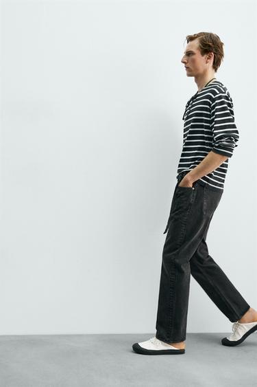JEAN DROIT BOOTCUT AARON LEVINE X ZARA - Noir de Zara - Image 6