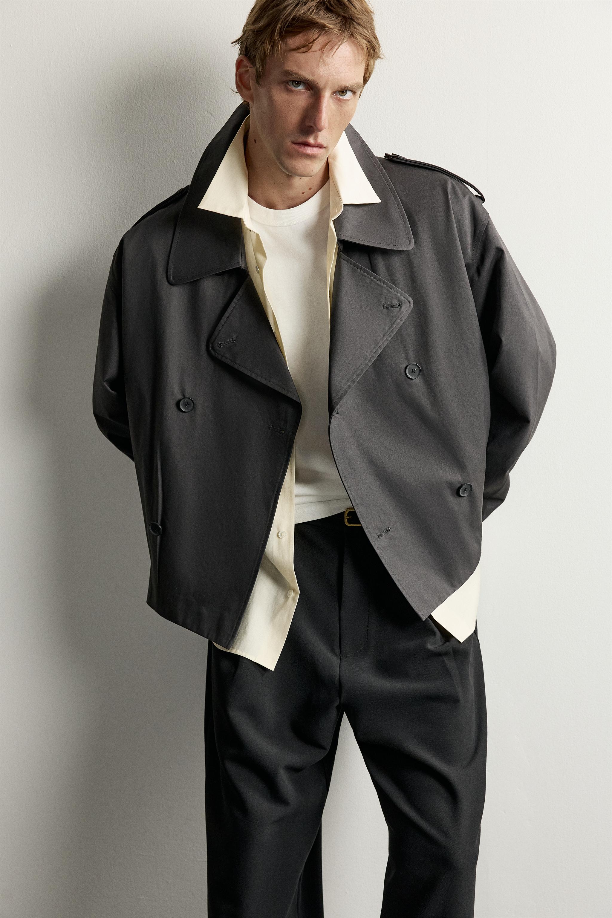 SHORT TECHNICAL TRENCH COAT
